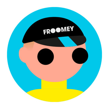 Froomey vinyl sticker