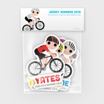 Sticker Pack - Jersey Winners 2018