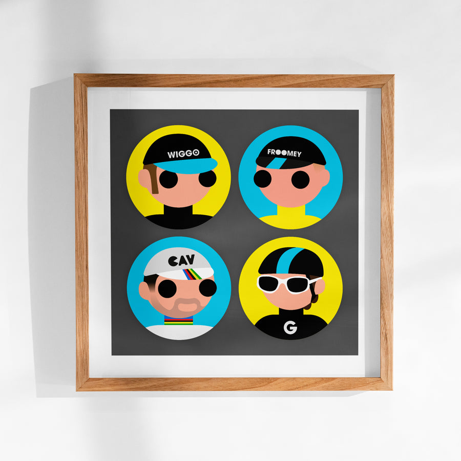 Brit Icons print