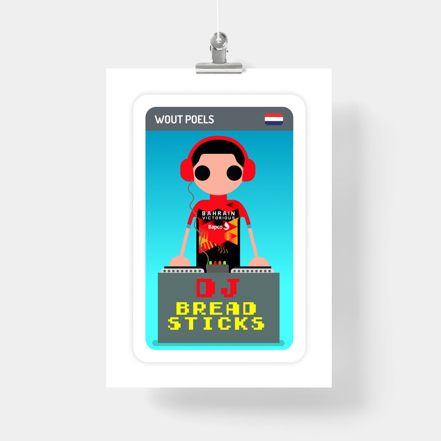 Wout Poels AKA DJ Breadsticks print