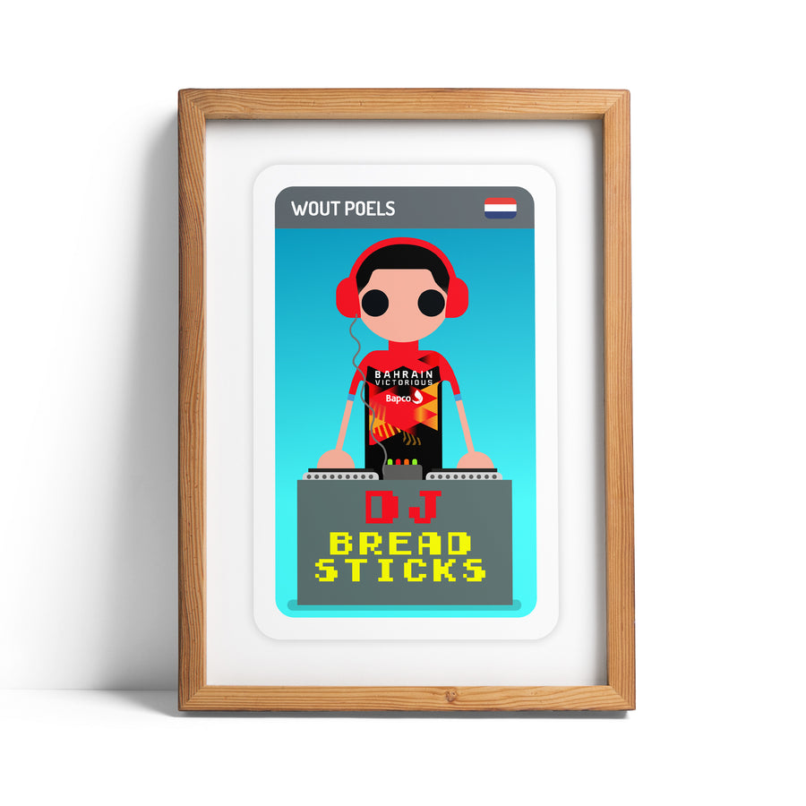 Wout Poels AKA DJ Breadsticks print