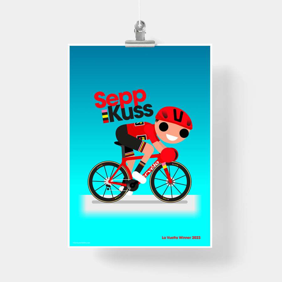Sepp Kuss La Vuelta 2023 print