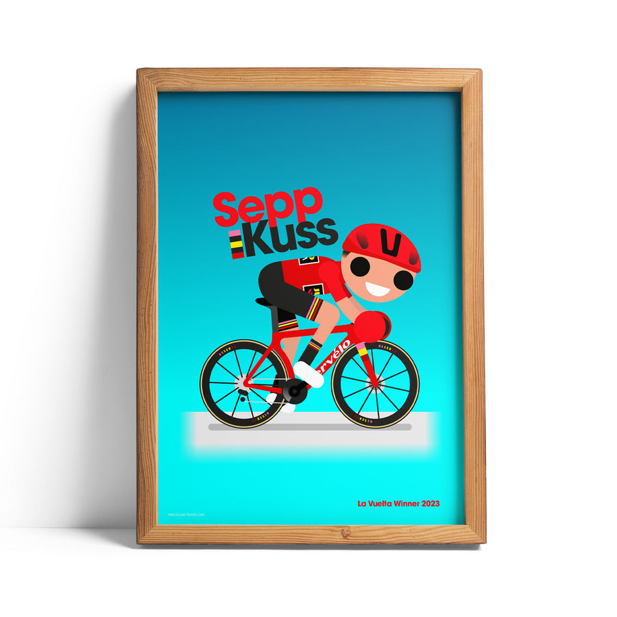 Sepp Kuss La Vuelta 2023 print