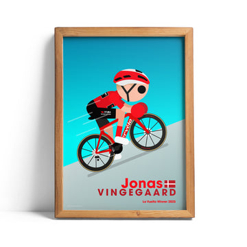 Jonas Vingegaard La Vuelta 2025 print
