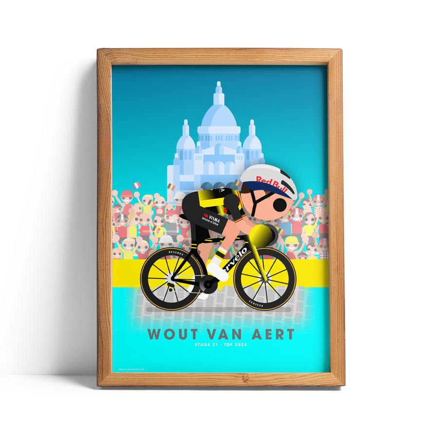 Wout van Aert TDF 2025 print