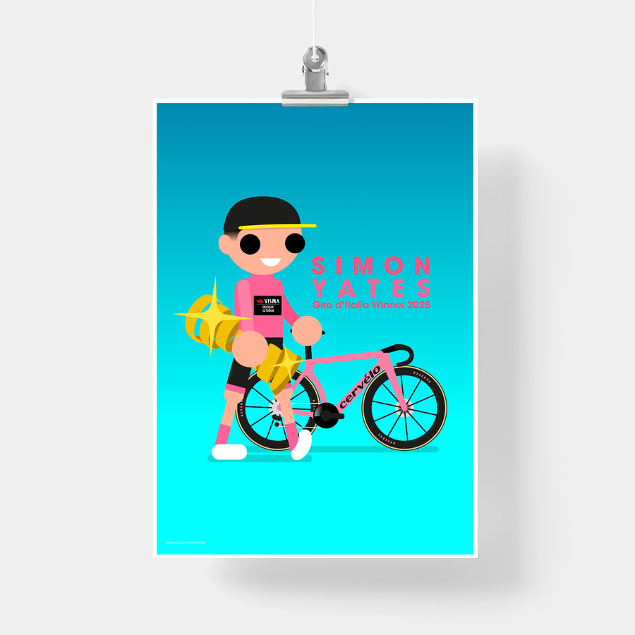 Simon Yates Giro d'Italia 2025 print