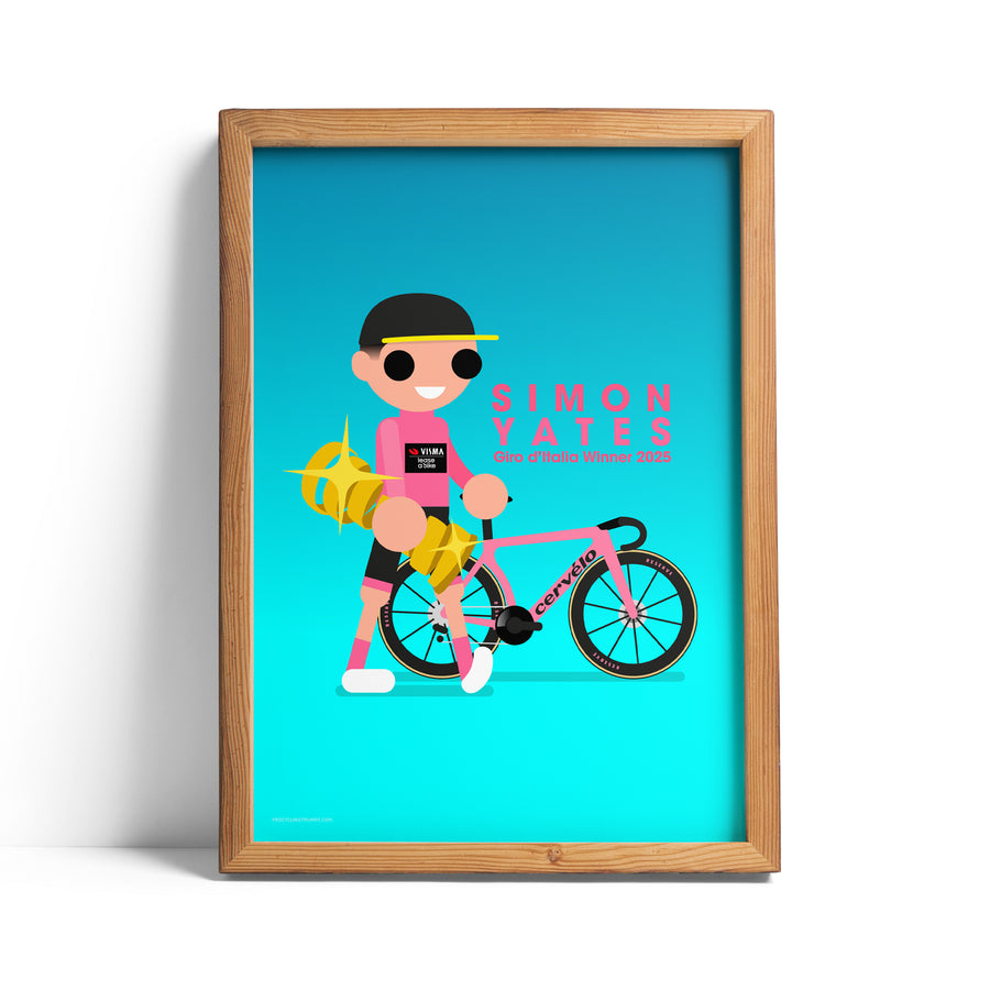 Simon Yates Giro d'Italia 2025 print