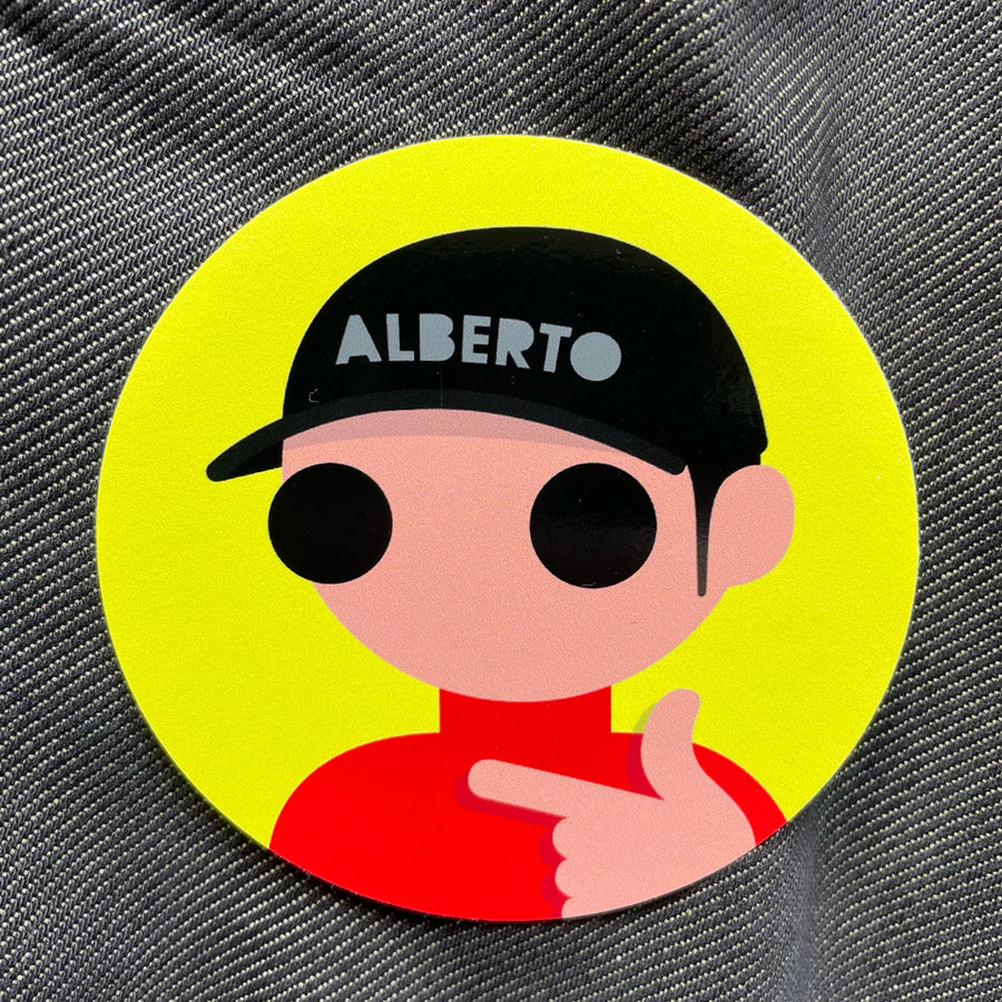 Alberto vinyl sticker