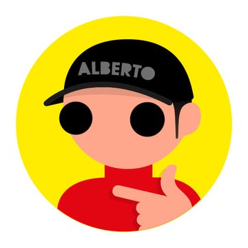 Alberto vinyl sticker