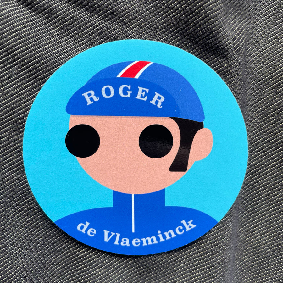 Roger vinyl sticker