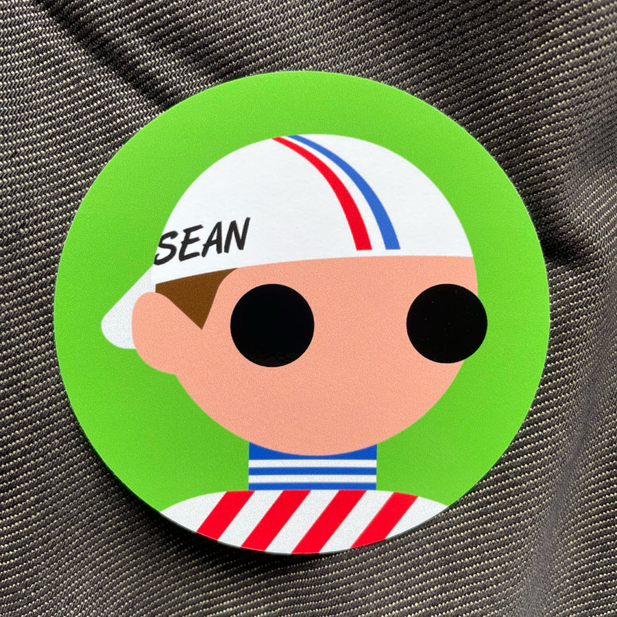 Sean vinyl sticker
