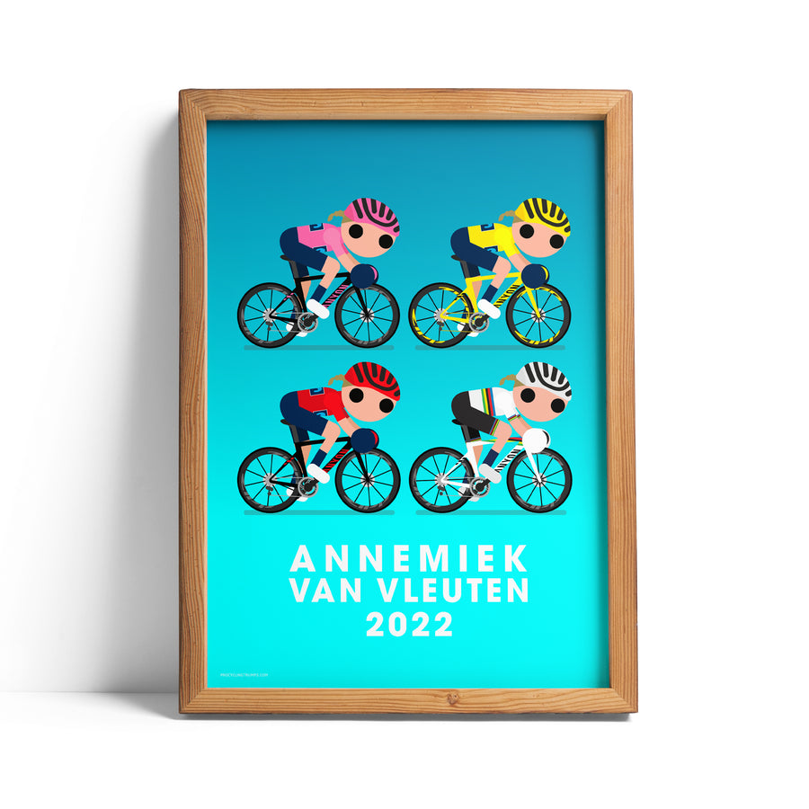 Annemiek van Vleuten (x4) 2022 print