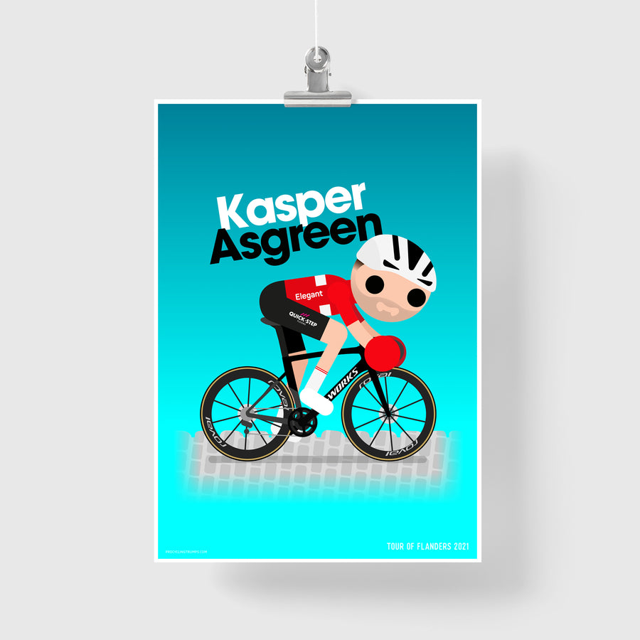 Kasper Asgreen Flanders 2021 print