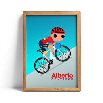Alberto Contador Vuelta 2012 print