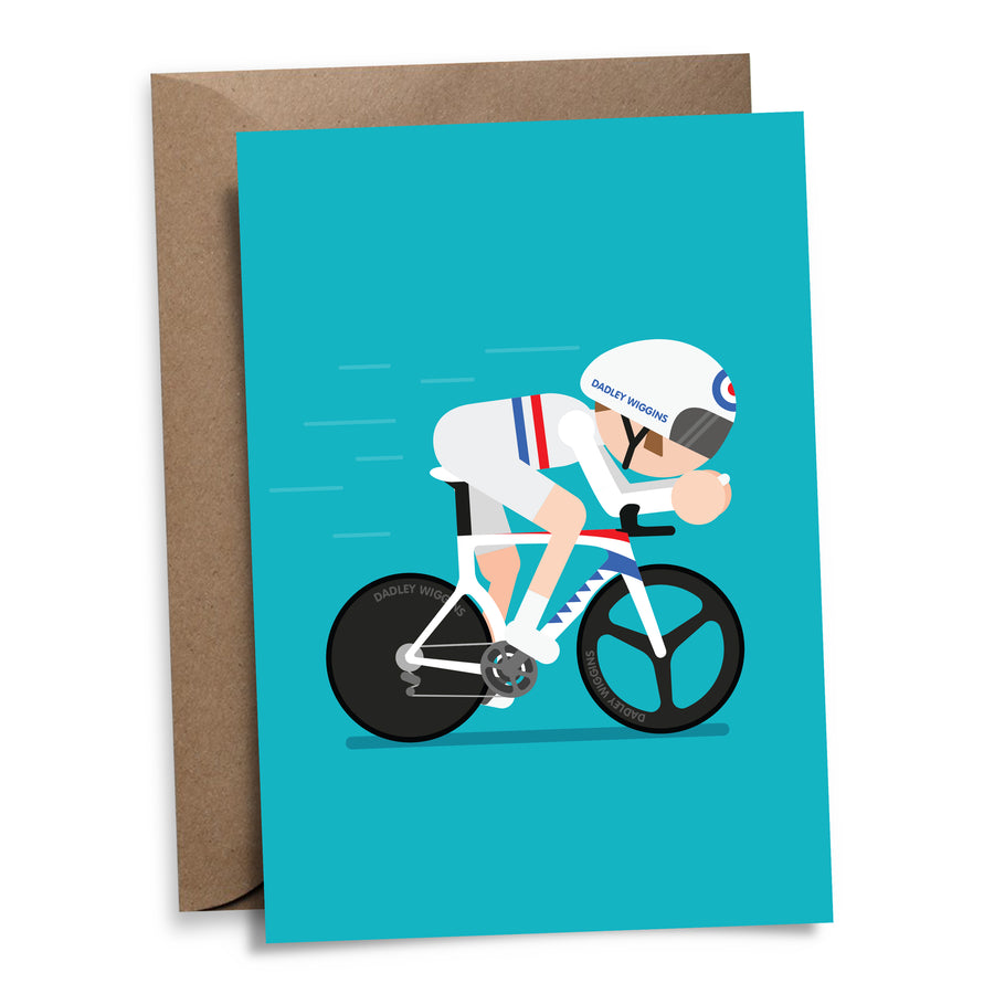 Dadley Wiggins Greetings Card