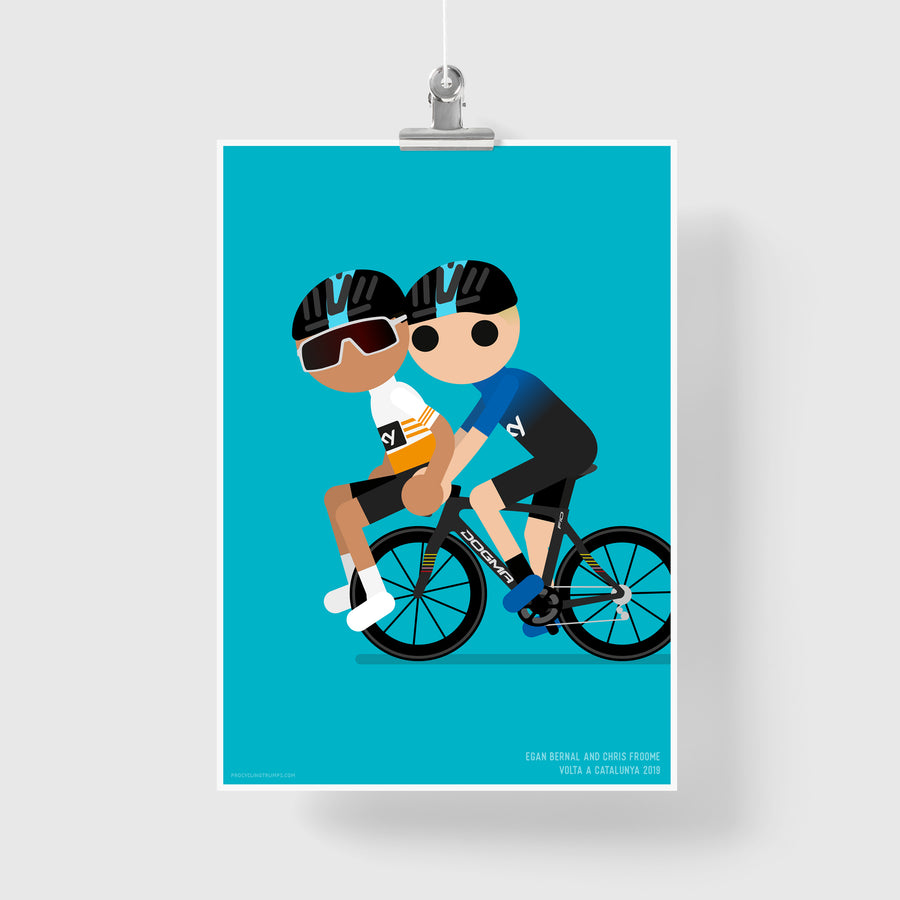 Froome Bernal Catalunya Print