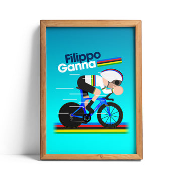 Filippo Ganna Rainbow print