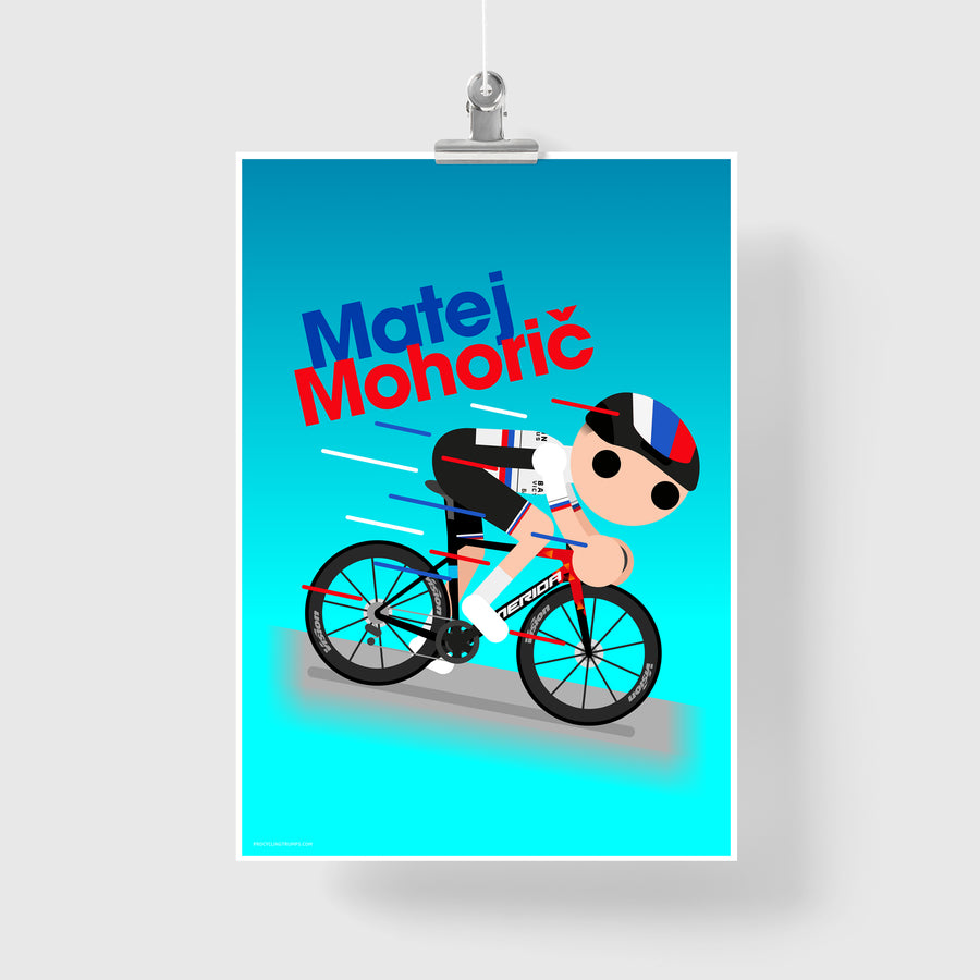 Matej Mohoric Milano-SanRemo 2022 print