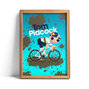 Tom Pidcock World CX 2022 print
