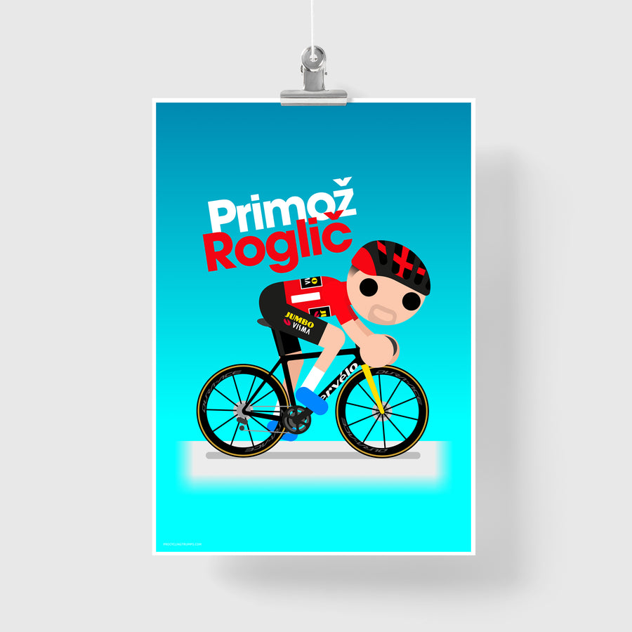 Primoz Roglic Vuelta print