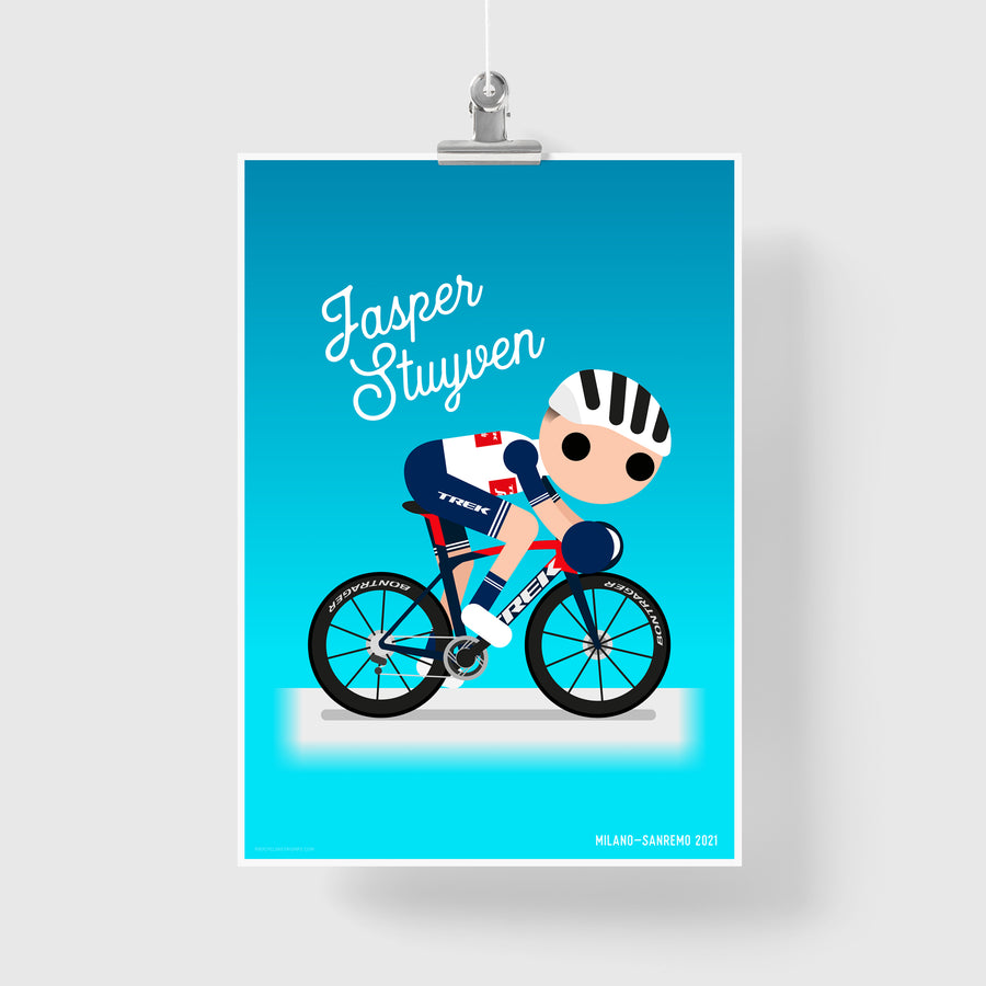Jasper Stuyven Milano-Sanremo print
