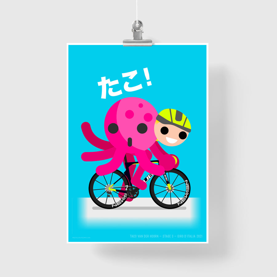 Taco van der Hoorn Octopus print