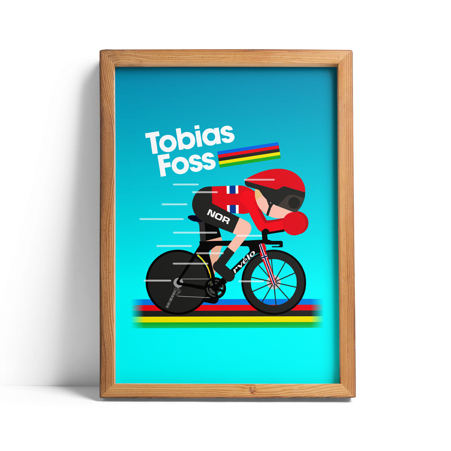 Tobias Foss World ITT Ride 2022 print