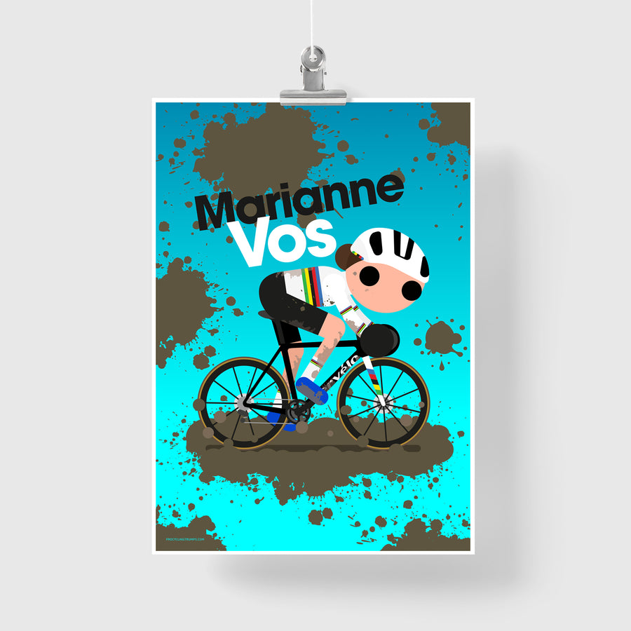 Marianne Vos World CX print