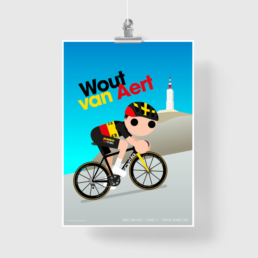 Wout van Aert - Mont Ventoux print