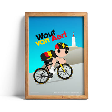 Wout van Aert - Mont Ventoux print