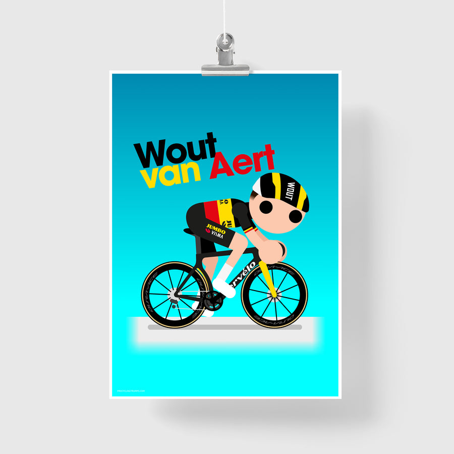 Wout van Aert (2021 Road) print