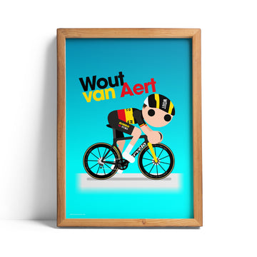 Wout van Aert (2021 Road) print